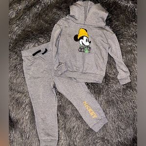 Disney Jr. Mickey hoodie and jogger sweat suit
